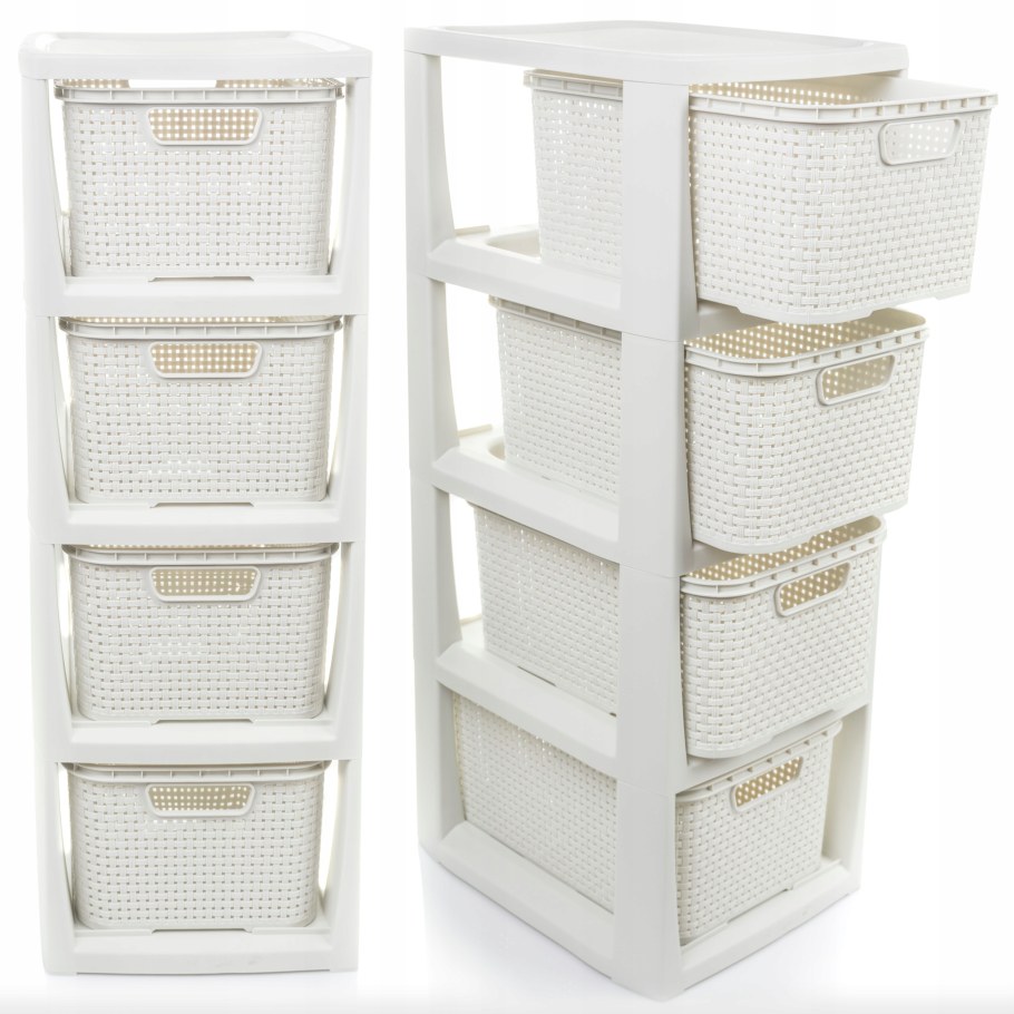 Стеллаж с корзинами для ванной комнаты
