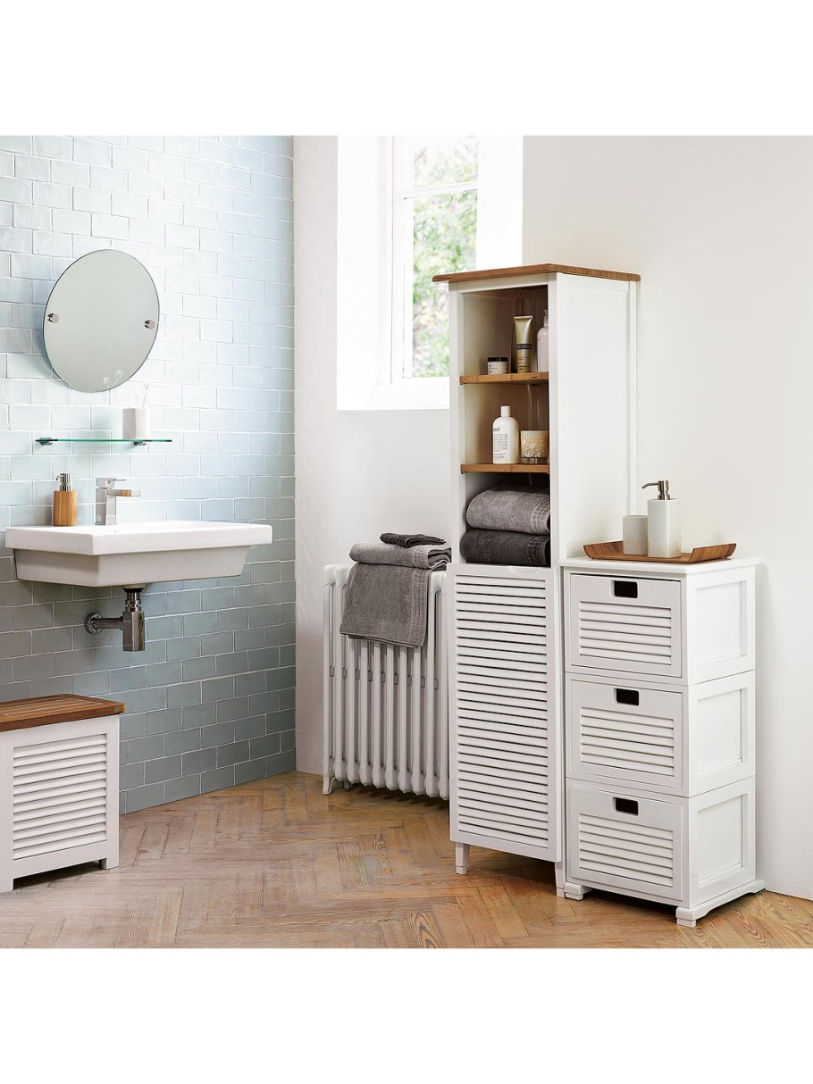 Тумба в ванную в скандинавском стиле