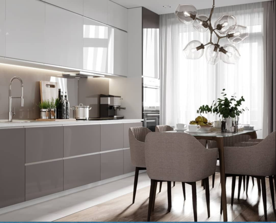 Современный интерьер кухни