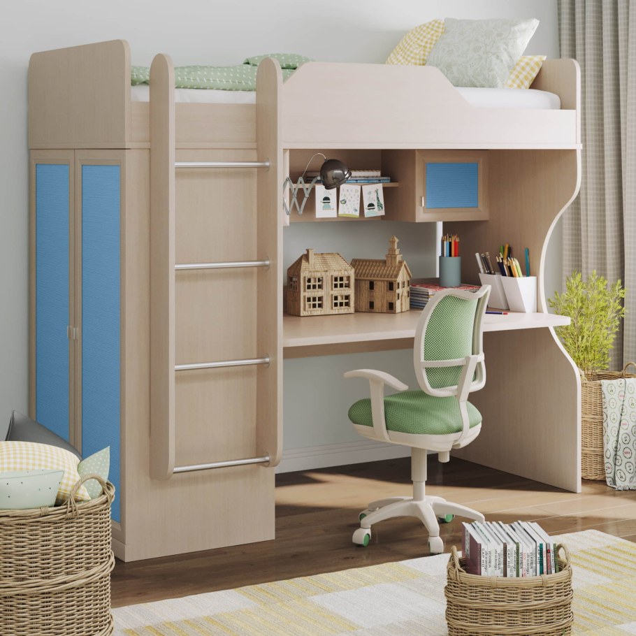 Двухъярусная кровать лазурит Герда