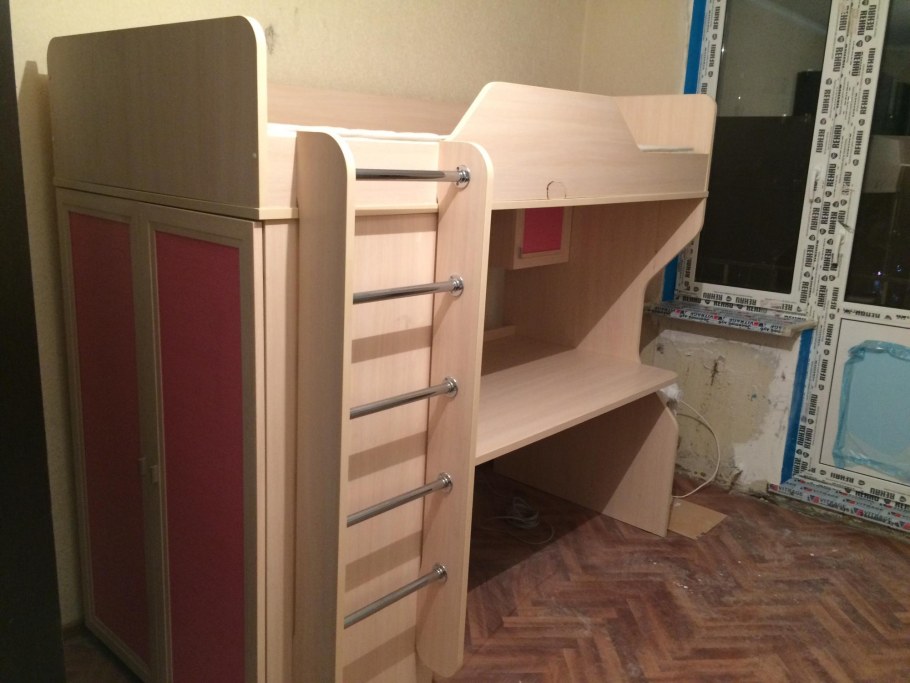 Кровать чердак лазурит Герда