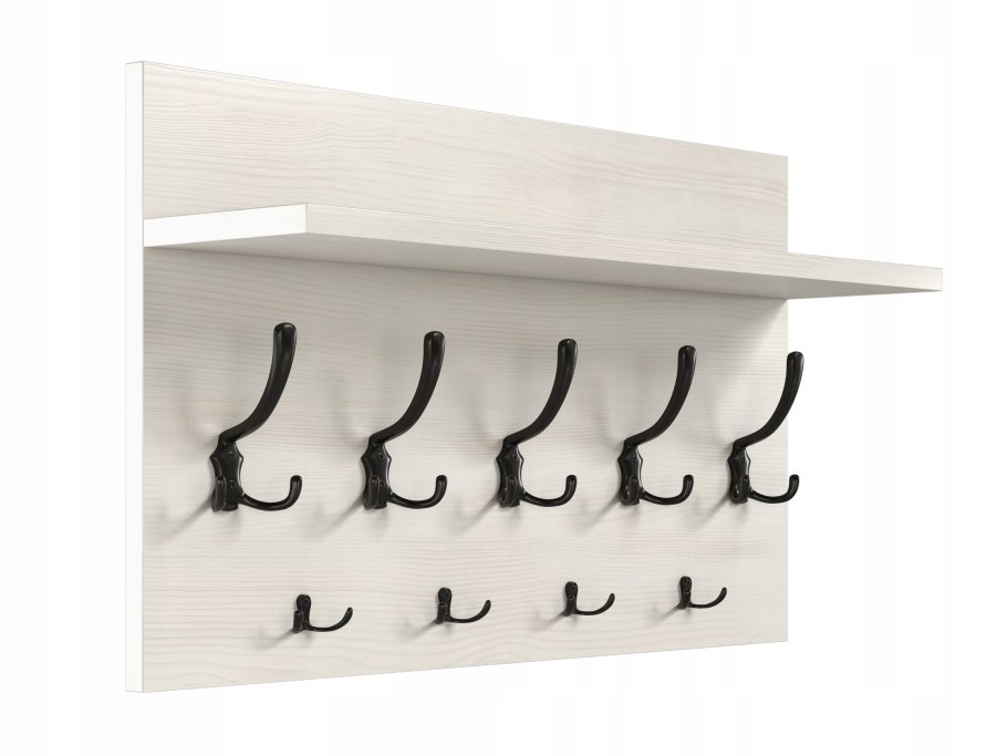 Вешалка на стену черная