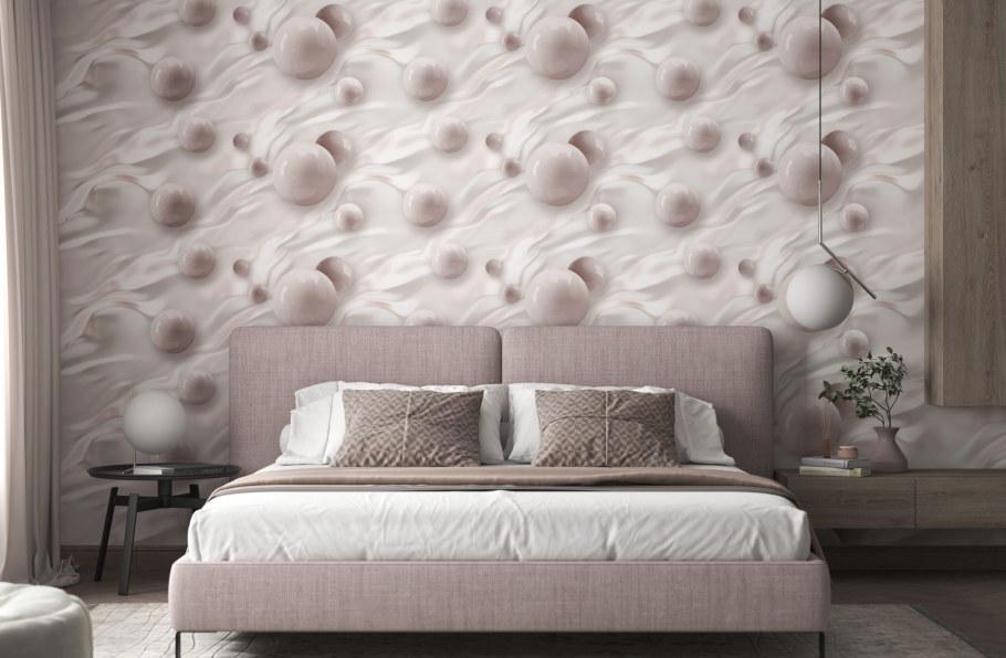 Виниловые обои жемчуг