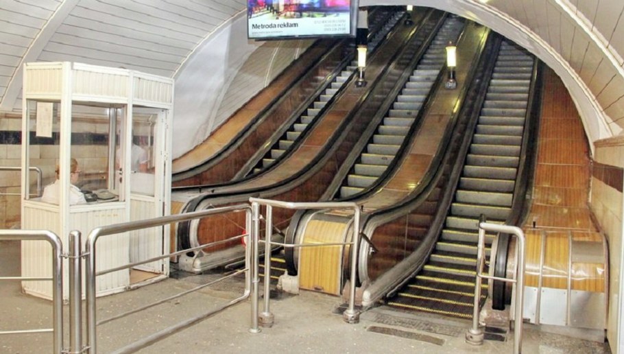 Бакинский метрополитен станция Хатаи