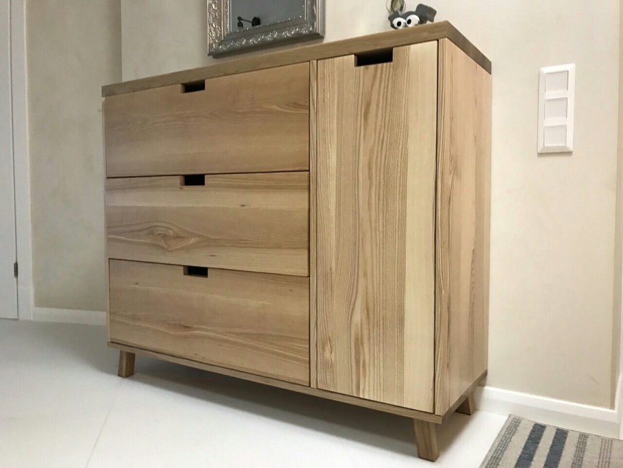 Шкаф лофт сосна