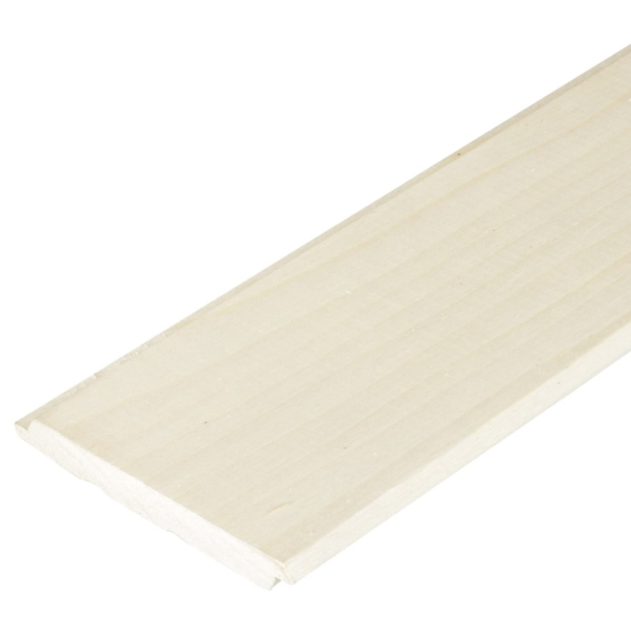 Вагонка ПВХ белая 10 мм 3000x100 мм 0.3 м