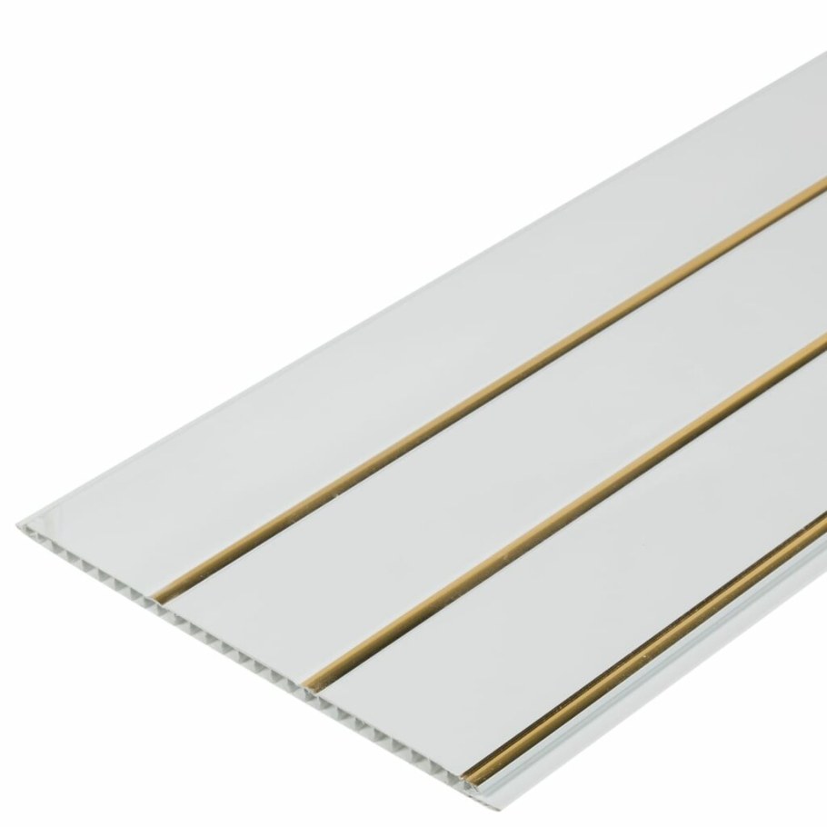 Панель ПВХ золото 8 мм 3000х240 мм 0.72 м²