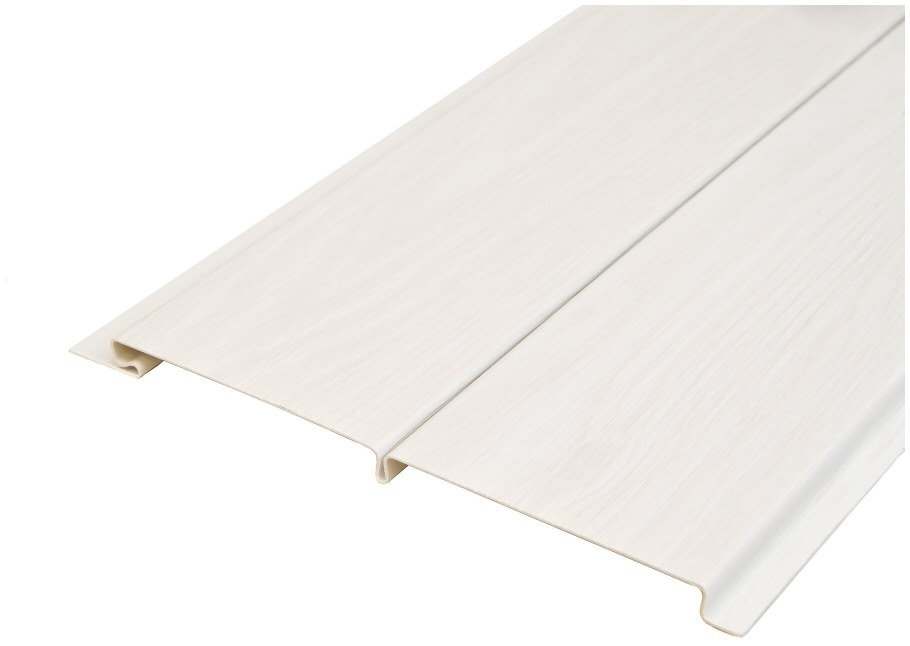 Панель виниловая белый ясень 3000*195*12 natural Wood (18шт)