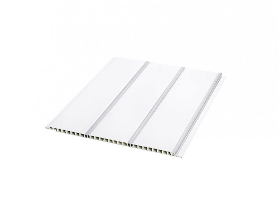 Панель ПВХ 100х3000х9 мм Nordside белая вагонка матовая