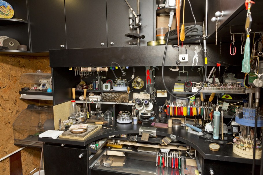 Рабочее место ювелира