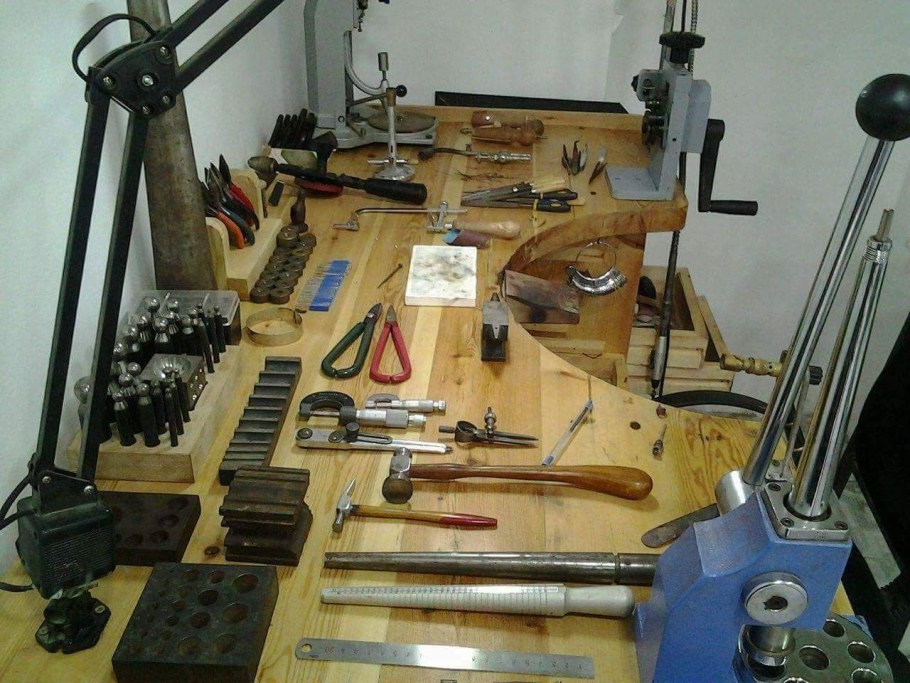 Рабочее место ювелира 19 века