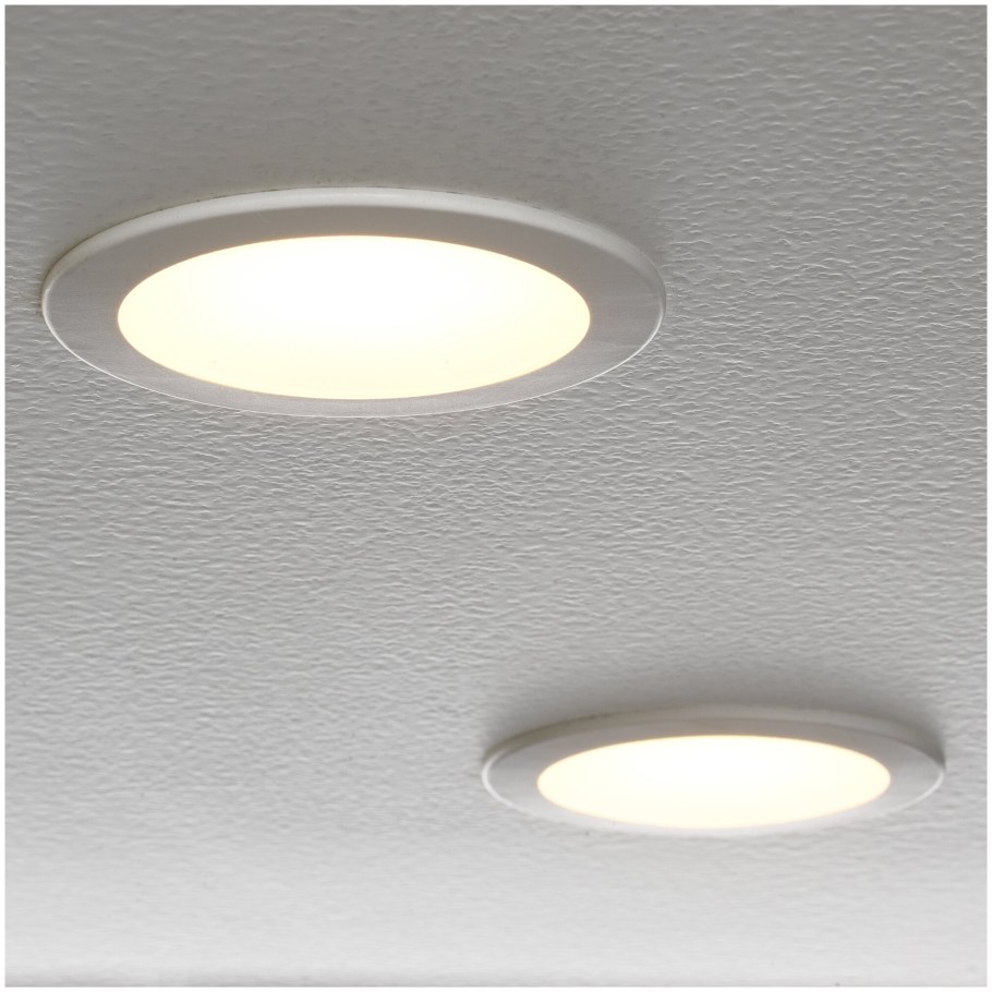 ЛАКЭНЕ светодиодный встраиваемый софит, молочный