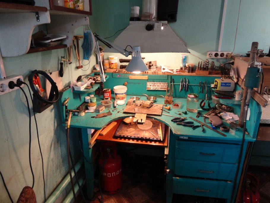 Рабочее место ювелира