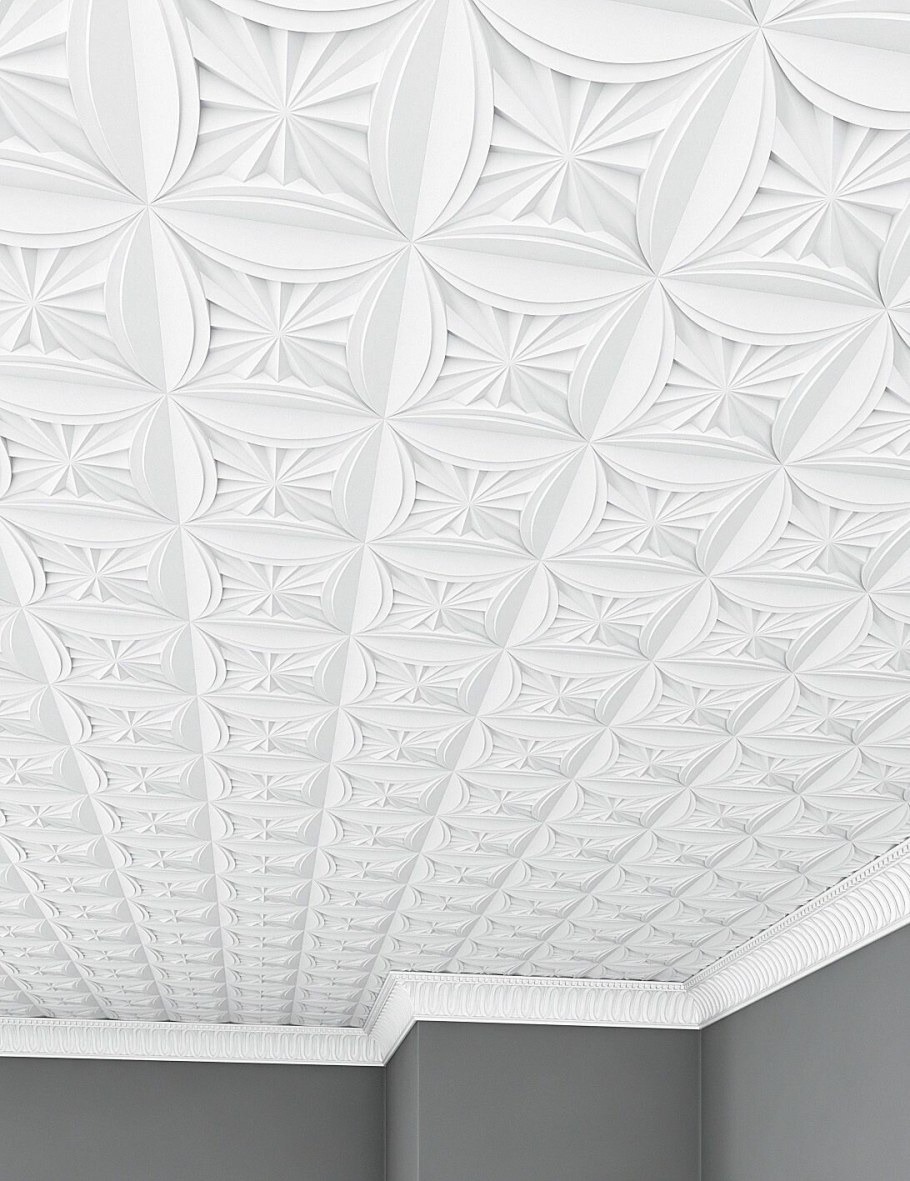 Плитка потолочная инжекционная d520