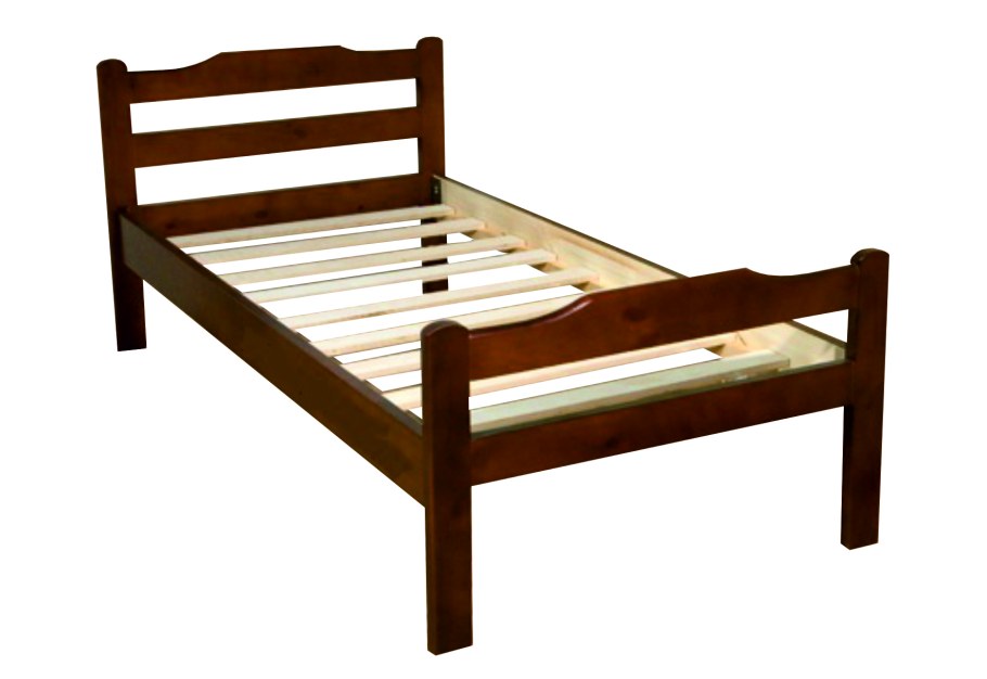 Кровать односпальная 90х200 бук Горизонт