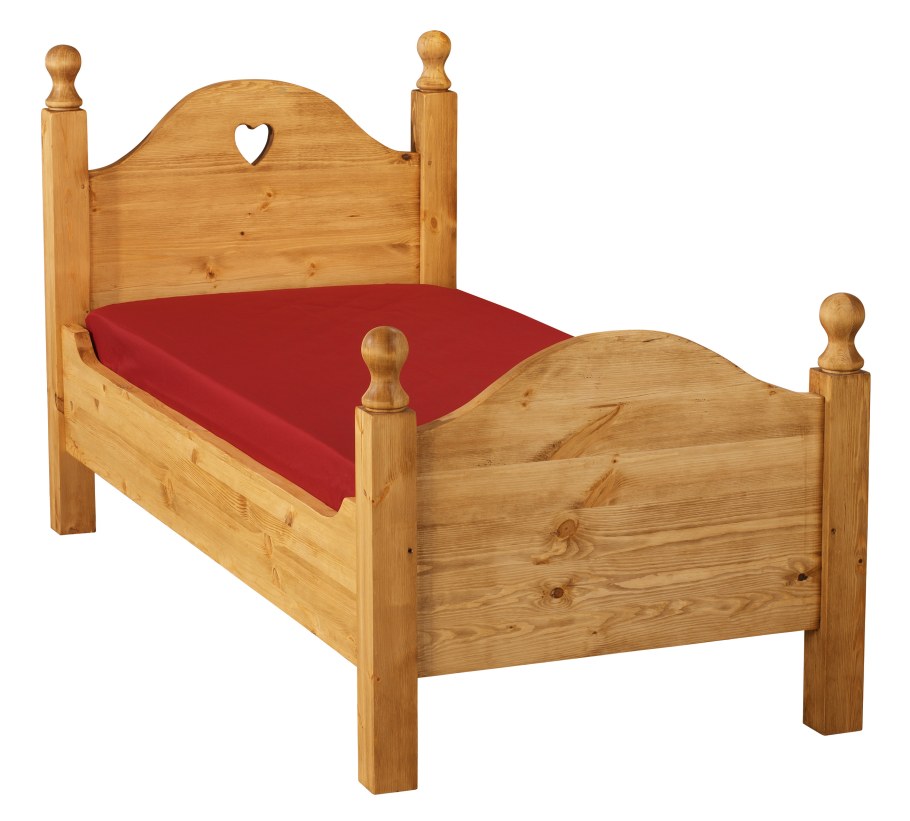 Кровать Услада из массива сосны 90х200