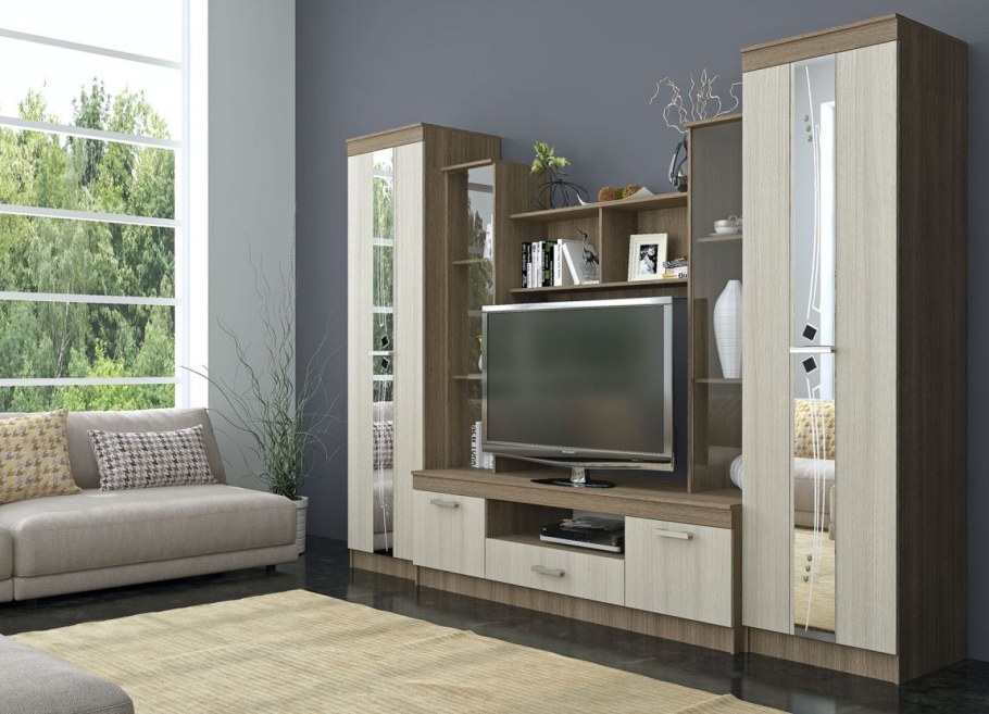 Стенка "Атлантида-2" (шимо темный/светлый)