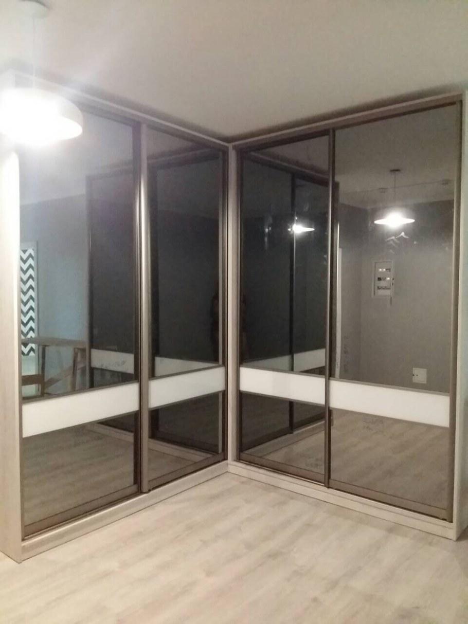 Зеркало графит для шкафа купе