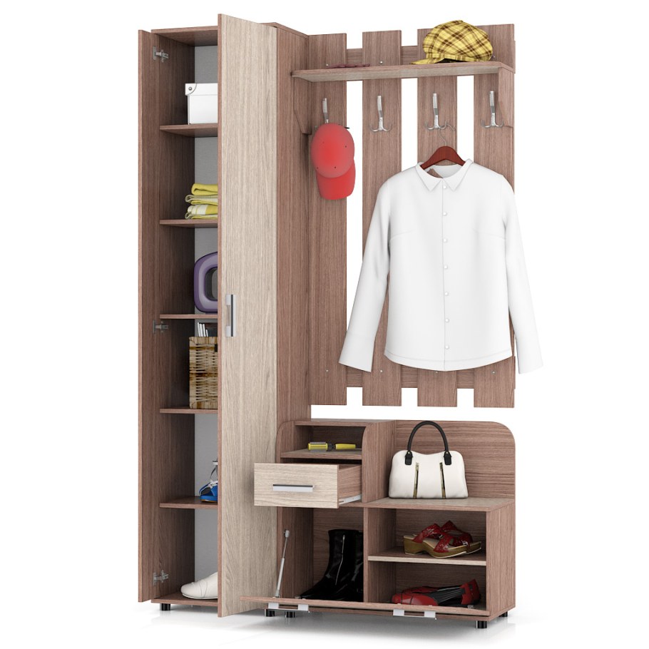 Вешалка 800 п-5 мебельный двор