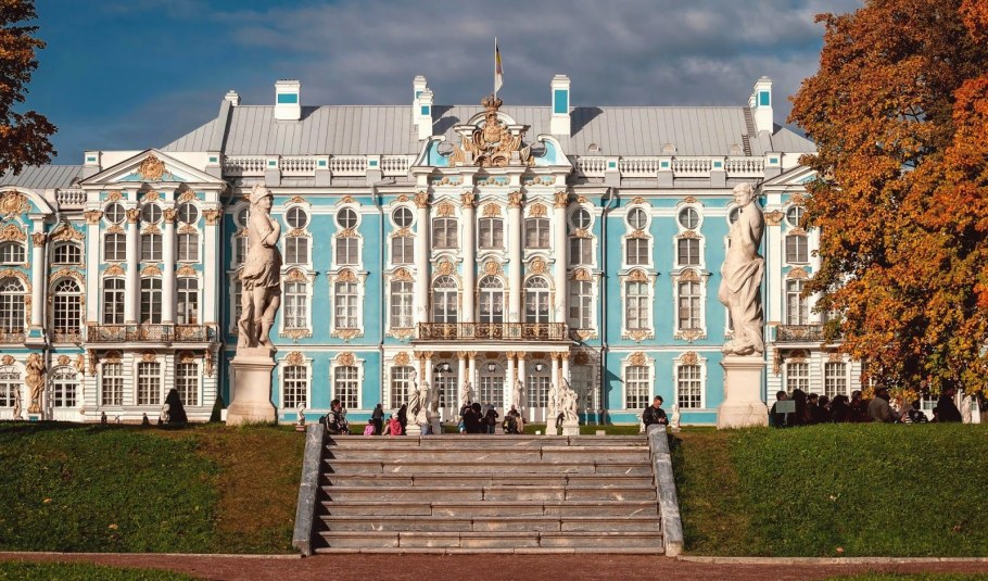Екатерининский дворец в Царском селе Растрелли