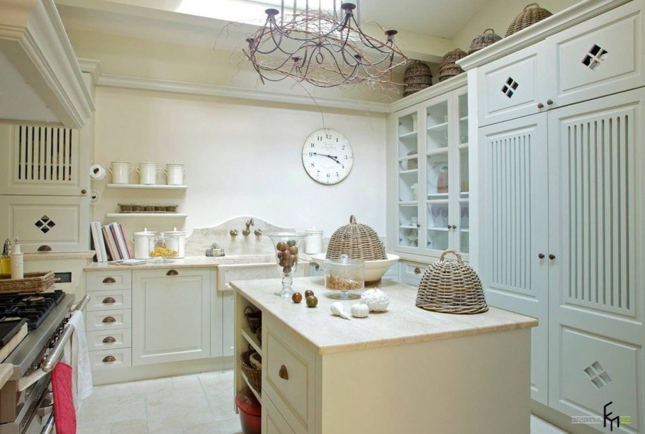 Кухни Прованс дизайн кухни в прованском стиле для маленькой кухни