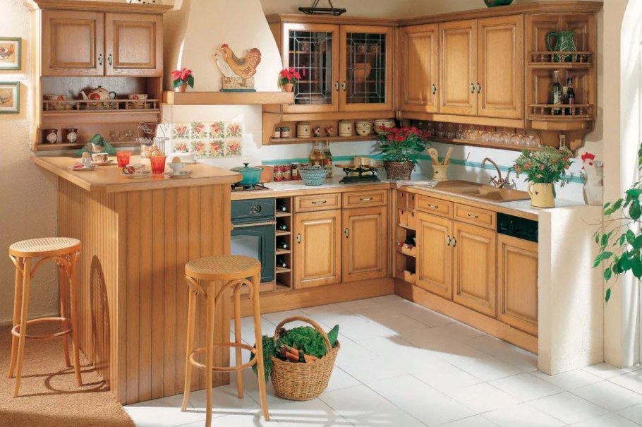 Кухонная мебель в стиле Кантри