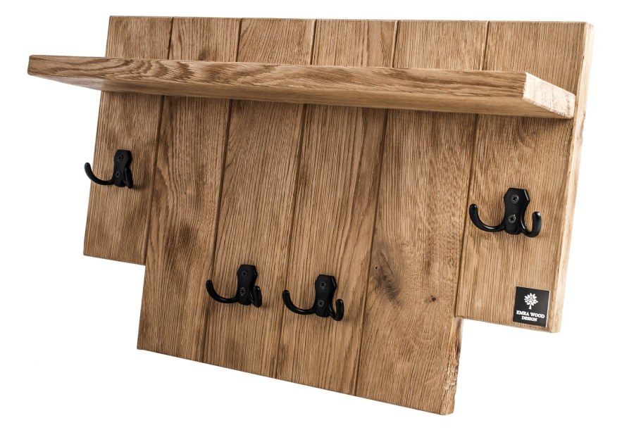 Вешалка деревянная настенная