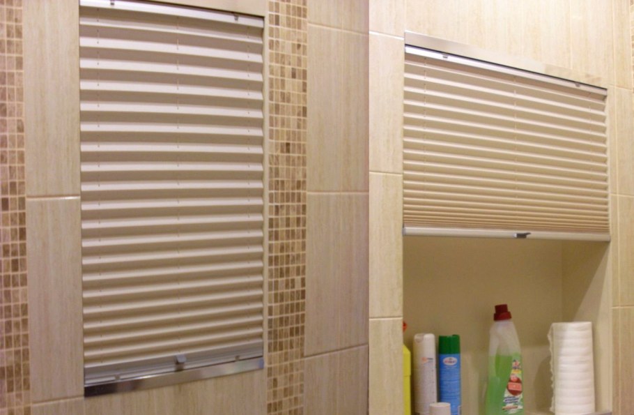 Дверь жалюзи в ванную