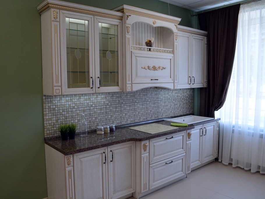 Кухня с патиной