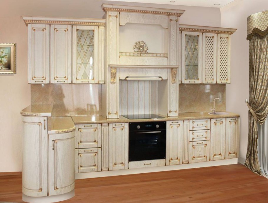 Кухня МДФ патина классика 2020