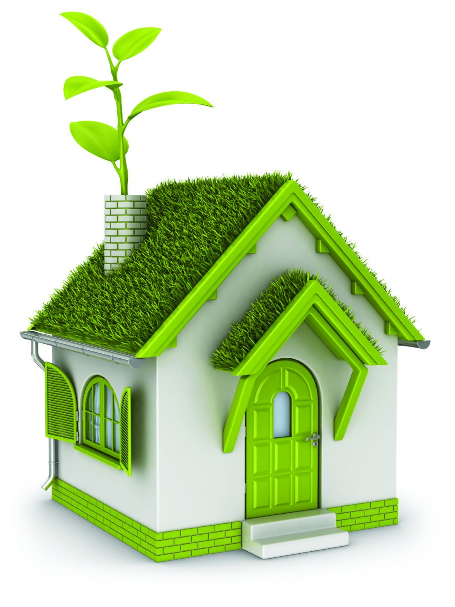 Зеленый домик