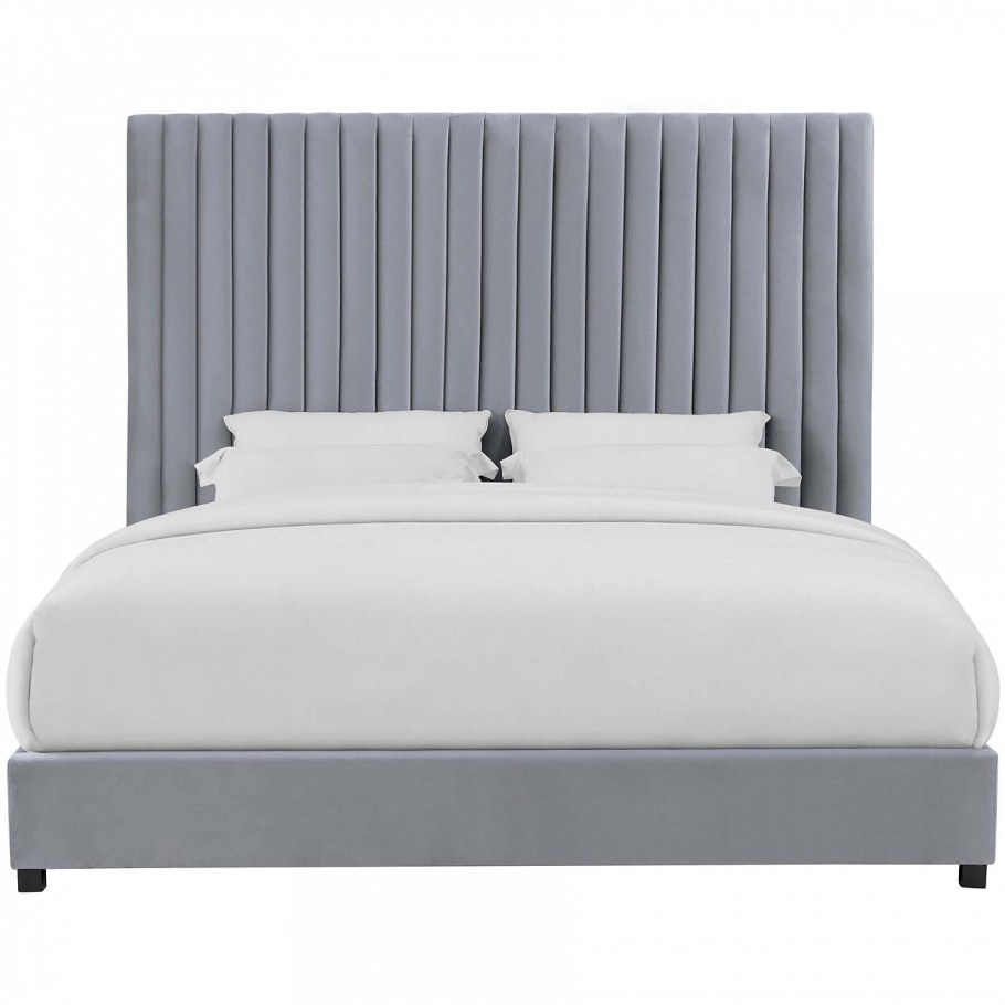 Кровать двуспальная 180х200 см морская волна Mora