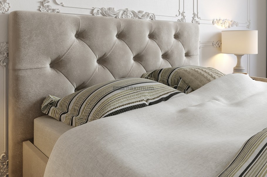 Кровать Аскона с каретной стяжкой