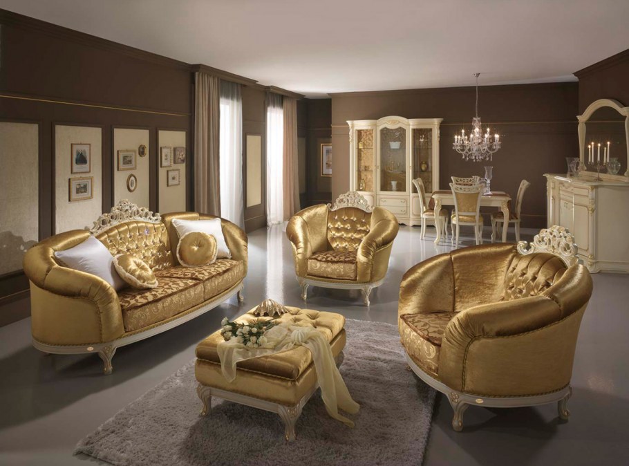 Спальня Regina Beige итальянская мебель фабрики mobil piu