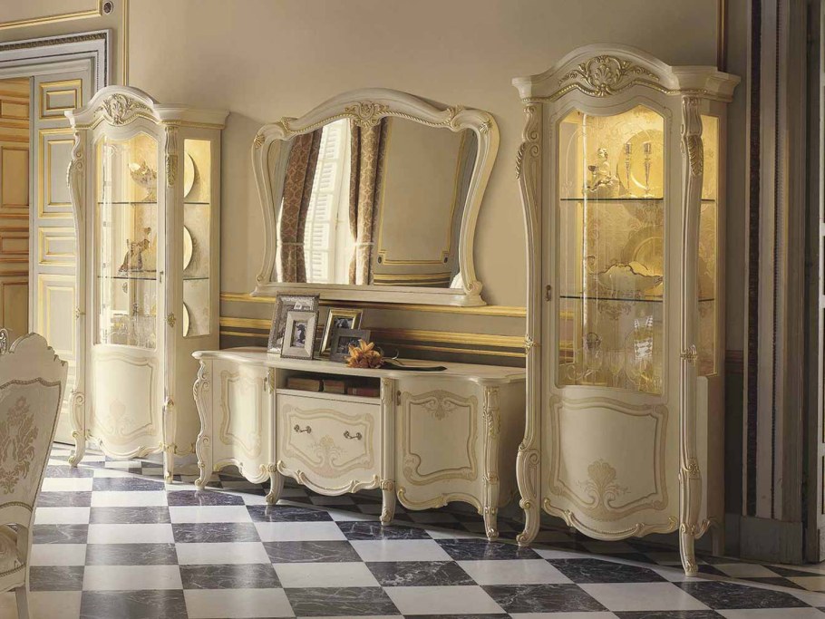 Спальня Regina Beige итальянская мебель фабрики mobil piu