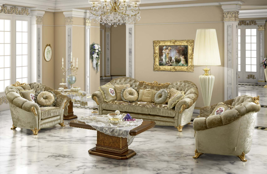 Мягкая мебель классика для гостиной