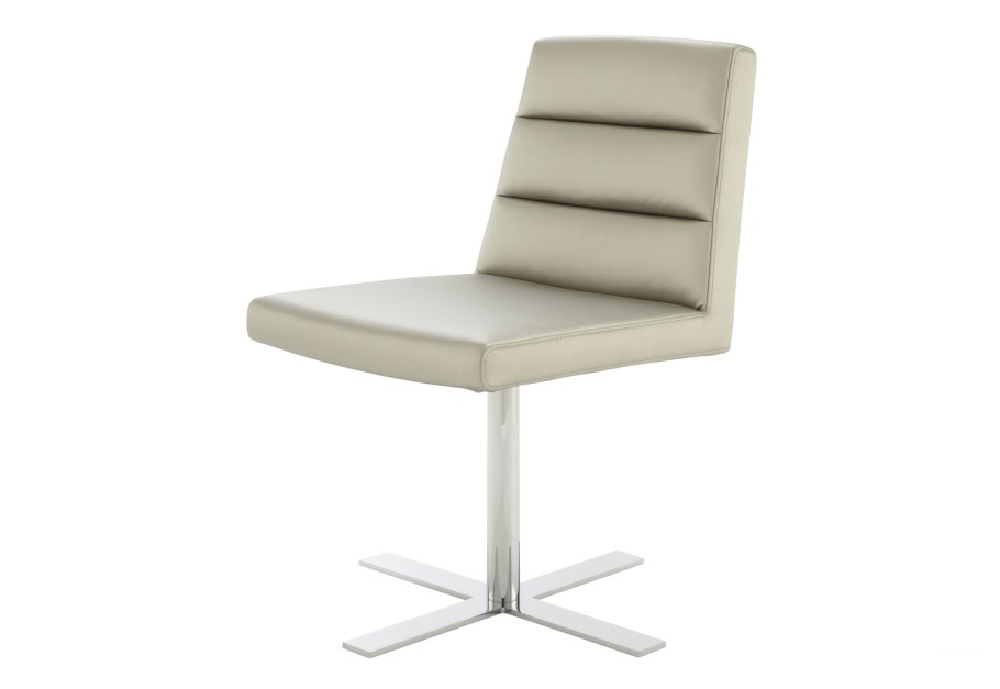 Кресло ligne Roset, на вращающемся основание Amy, цвет - серый