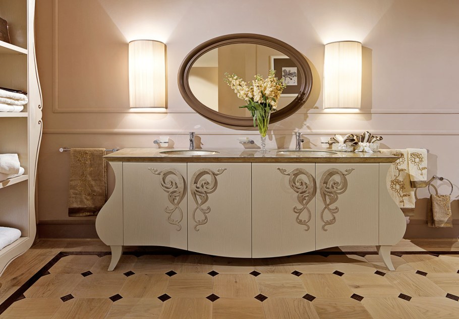 Тумба под раковину арт деко