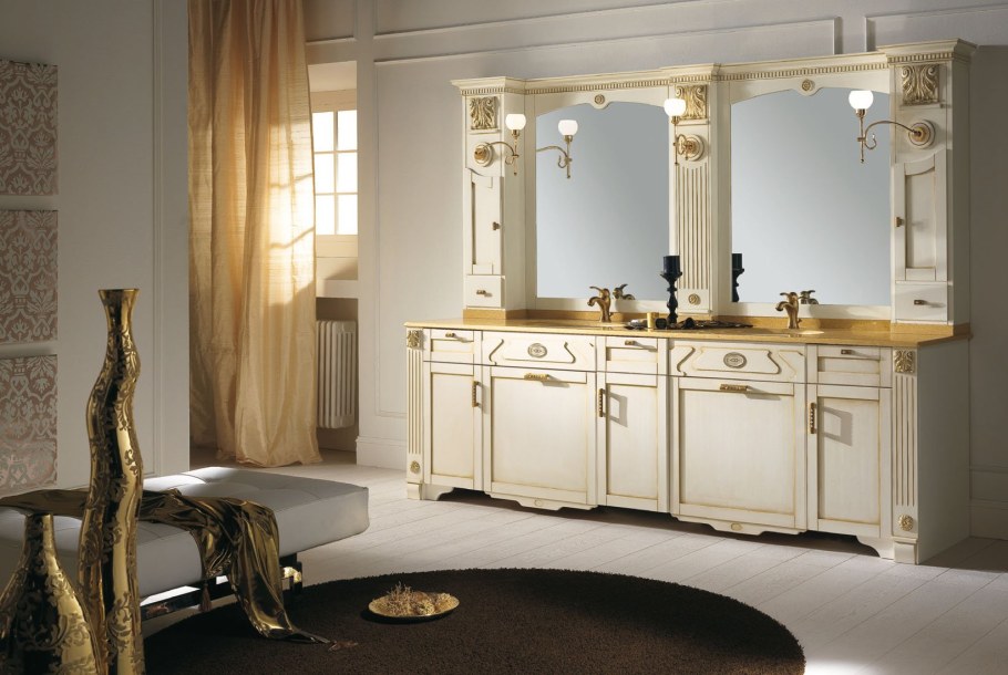 Мебель для ванной в классическом стиле