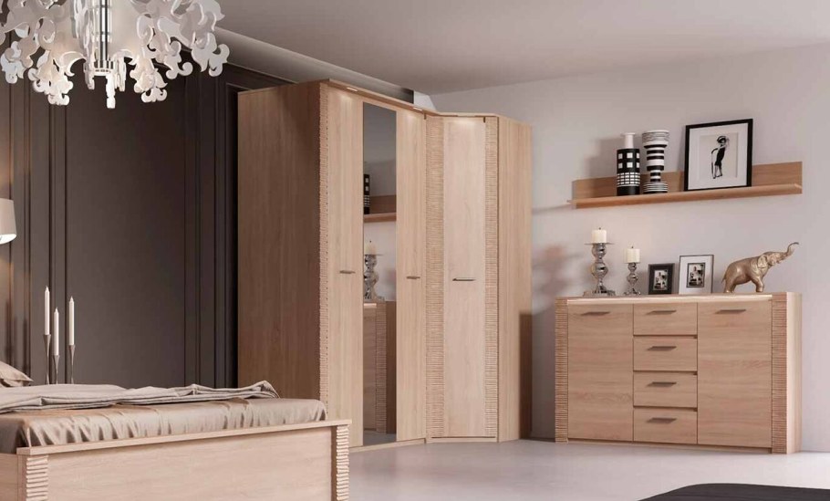 Модульная стенка Элана дуб сонома