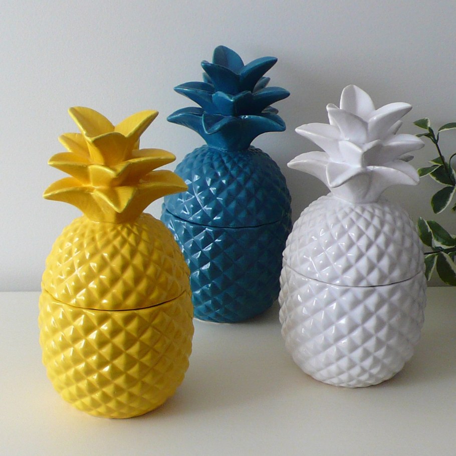 Керамическая баночка ананас