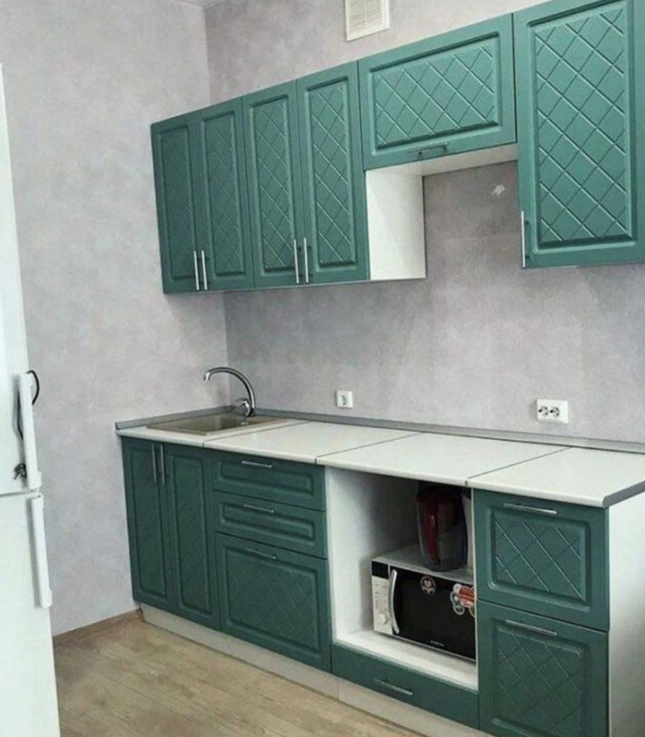 Кухня Модена бирюза Стендмебель