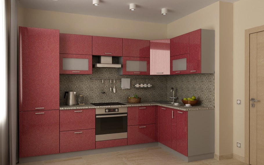 Угловая кухня 3000 на 1500