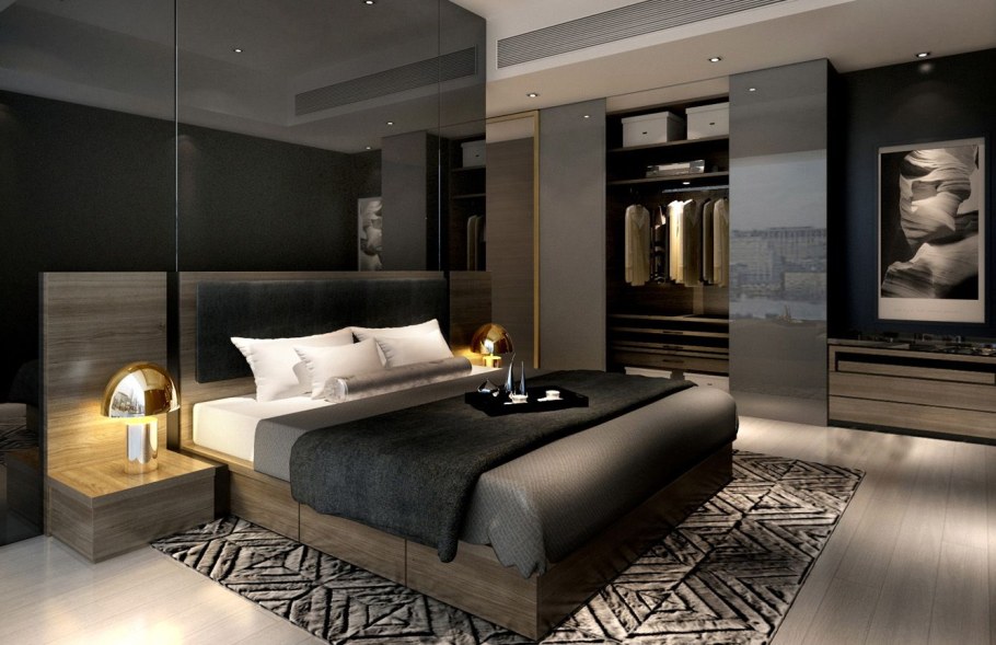 Элитные современные спальни