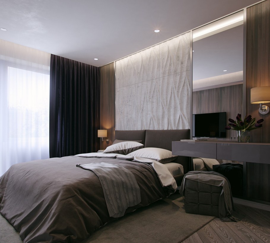 Потолок в спальне