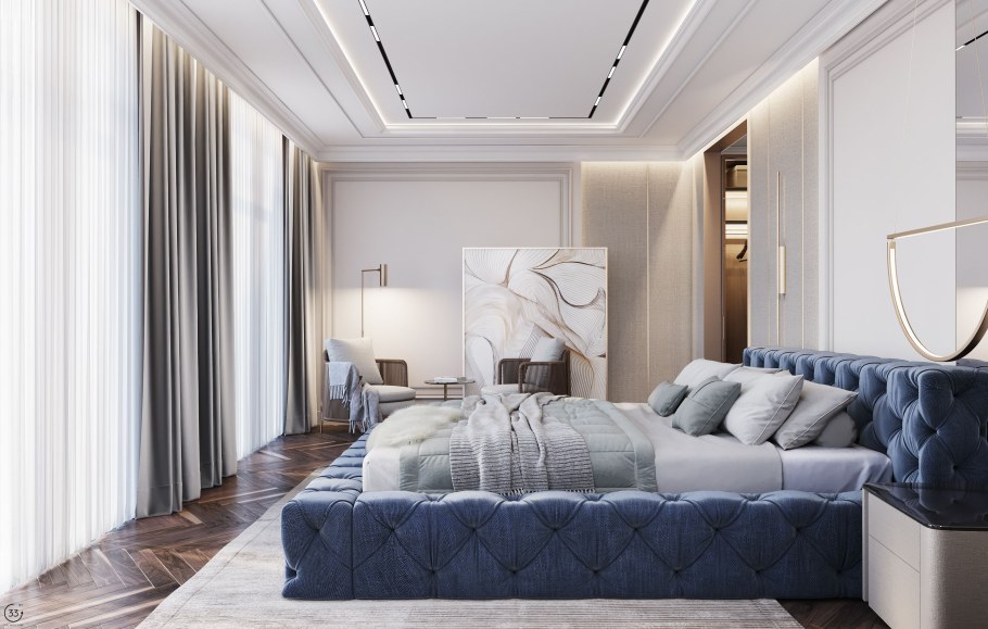 Спальня в современном стиле 2022