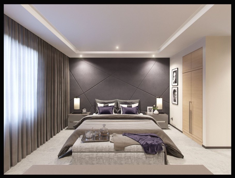 Потолок в спальне