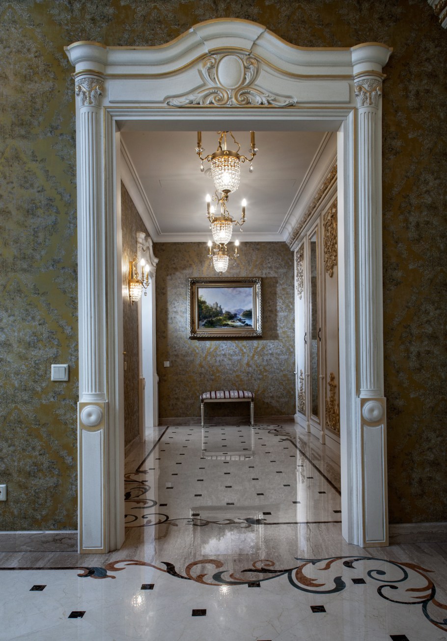 Арка в квартире в классическом стиле