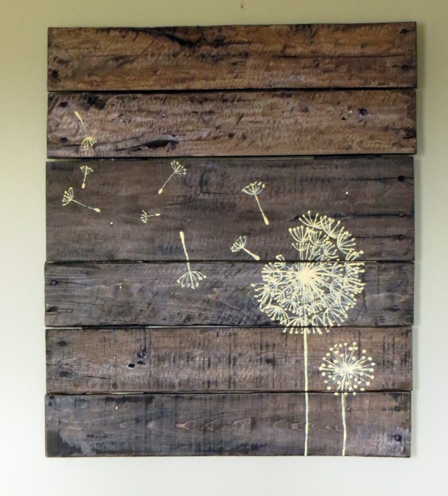 Панно из досок