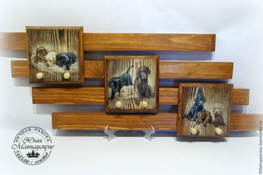 Ключница из реек